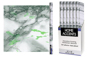 Shelf Liner Marble Green