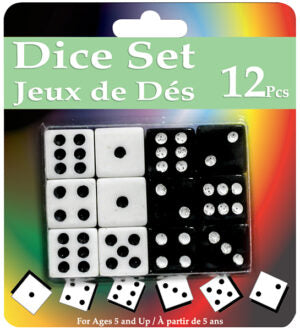 Dice Set Melamine 12Pk