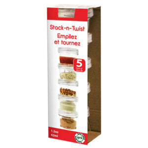Stack & Twist Containers 5Pk