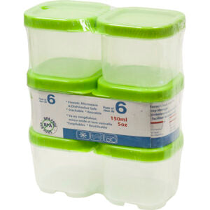 Container Stackable Square 6Pk