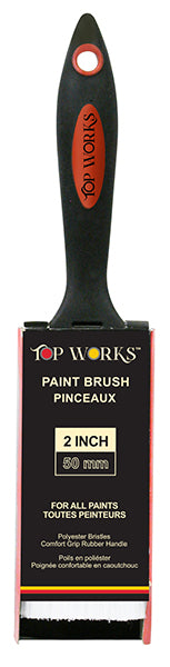 Paint Brush with Rubberized Handle