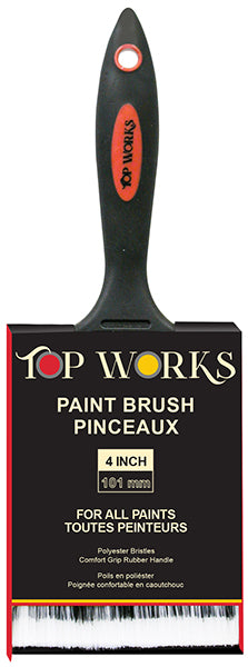 Paint Brush with Rubberized Handle