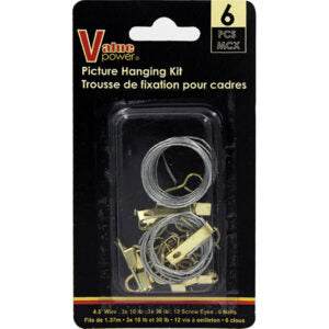 Picture Hanging Kit 6Pc