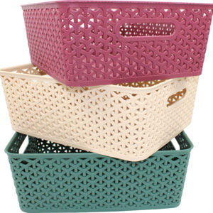 Basket Weave Colourful Medium