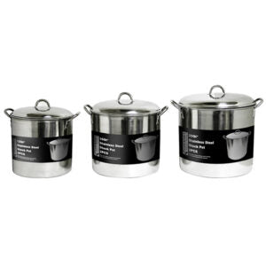 Stock Pot SS with Dome Lid Set