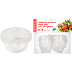 Salad Dressing Container 16Pk