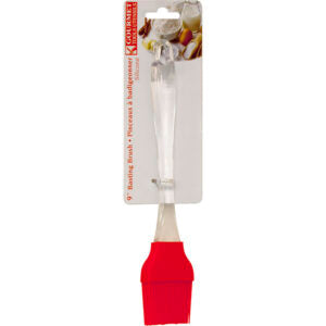 Clear Handle Silicone Basting Brush