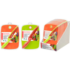 Cutting Board with Knife