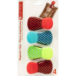 Bag Clip Magnetic Soft Grip 4Pk