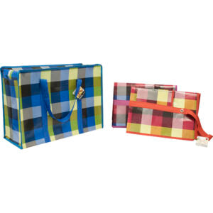 Checkered Shopping Bag