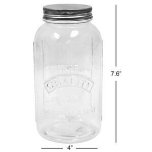 Calibrated Glass Jar