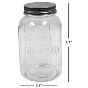 Calibrated Glass Jar