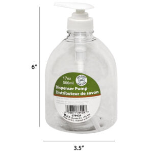 Clear Soap Dispenser