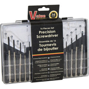 Screwdriver Jewellers Precision Mini Set 16Pc