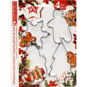 Cutter Cookie Xmas 4Pk