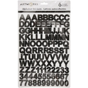 Sticker Alphabet 6 Sheets