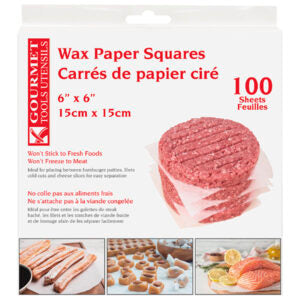 Wax Paper Squares 100 Sheets