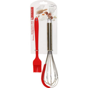 Whisk & Basting Brush Set Silicone