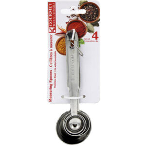 Stainless Steel Measuring Spoon 4Pc
