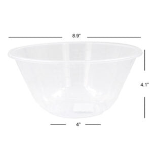 Calibrated Clear Mixing Bowl