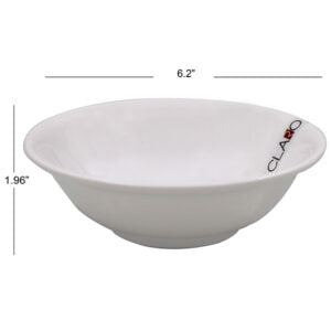 White Salad Bowl 6.2”