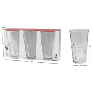 Tumbler Highball 3Pk