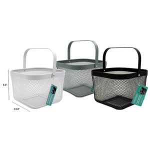 Basket Storage Mesh with Handle Square