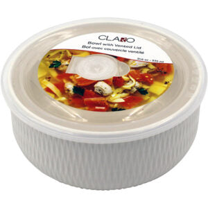 Bowl Ceramic w/VentLid