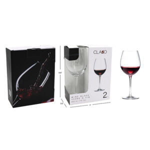 Wine Glass Red 2Pk