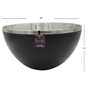 Bowl Microwave SS/Black