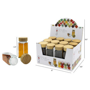 Spice Jar with Wooden Lid