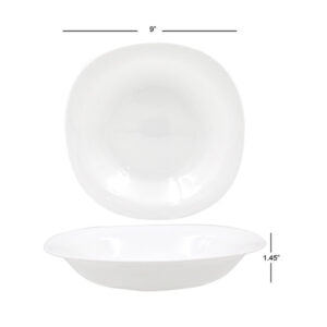 Plate Soup 9β SQUARE OPAL