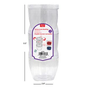 Container Twist & Lock 3Pk