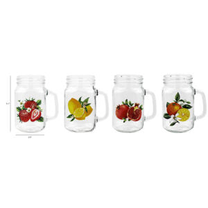 Big Man Jar Mason Fruit Decal