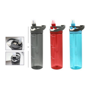 Bottle Water Push Button Flip Top PCTG