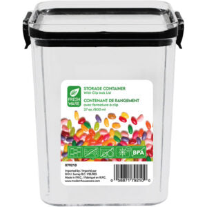 Container Stackable Clip Lock Lid