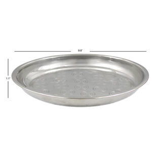 Tray Round 10″ SS