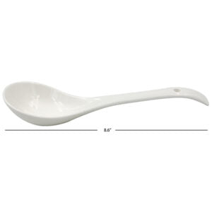 Spoon Ladle Porcelain White