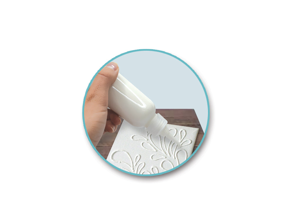 Plastic Bottle: 120ml EZ-Squeeze Clear Paint & Glue Applicator x2