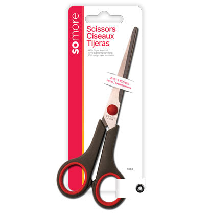 SCISSORS - BARBER SOFT GRIP HANDLE