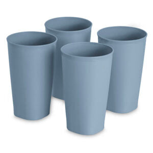 Washed Blue Tumbler 4Pk
