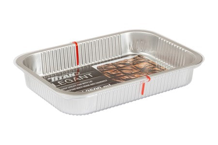 TITAN 13" X 9" SILVER DEEP UTILITY PAN W/LID 1/PK