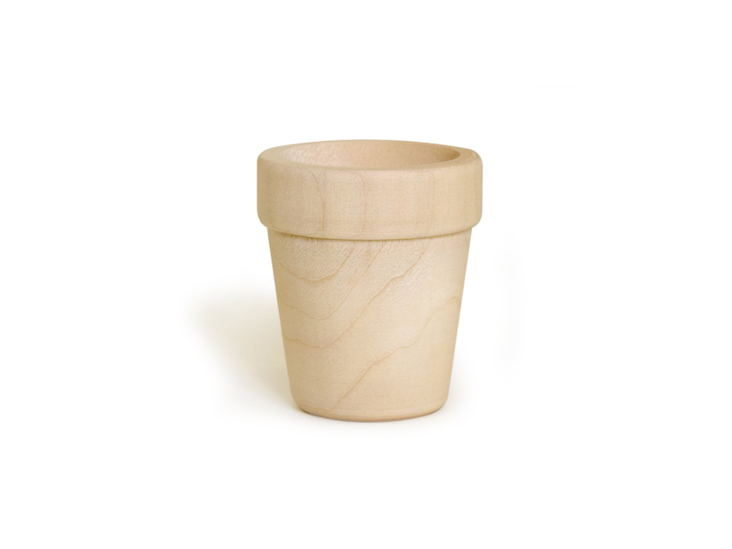 Craftwood: 5cmx5.5cm Mini Flower Pots x1 Natural
