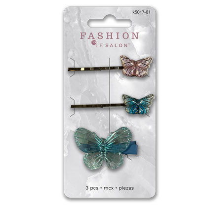 HAIR CLIPS - 3 PCS 8*14cm