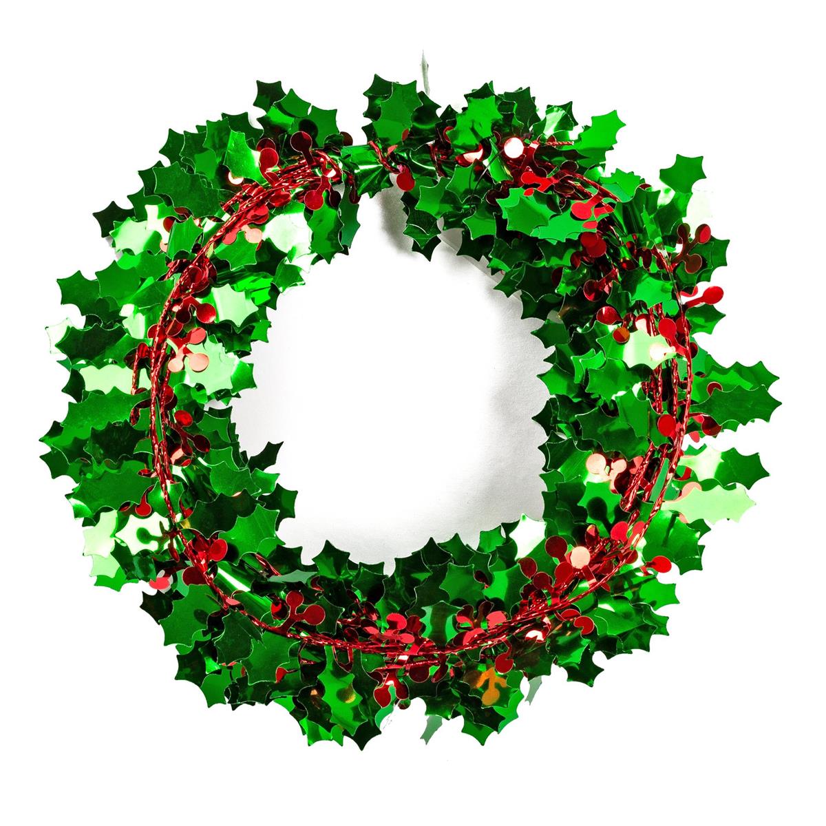 Deco N. Xmas Wire Tinsel Garland, 25ft, header