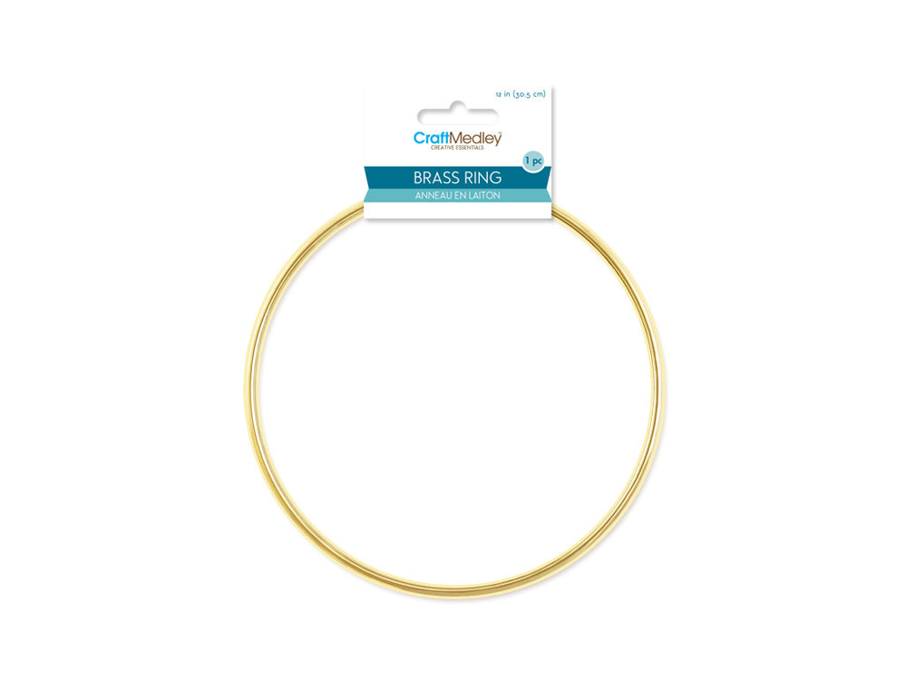 Craft Medley: Brass Rings 12" Round