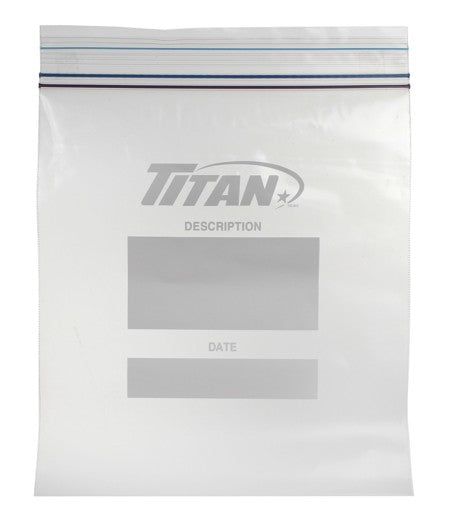 TITAN DBL SEAL FREEZER BAG MED 75/PK