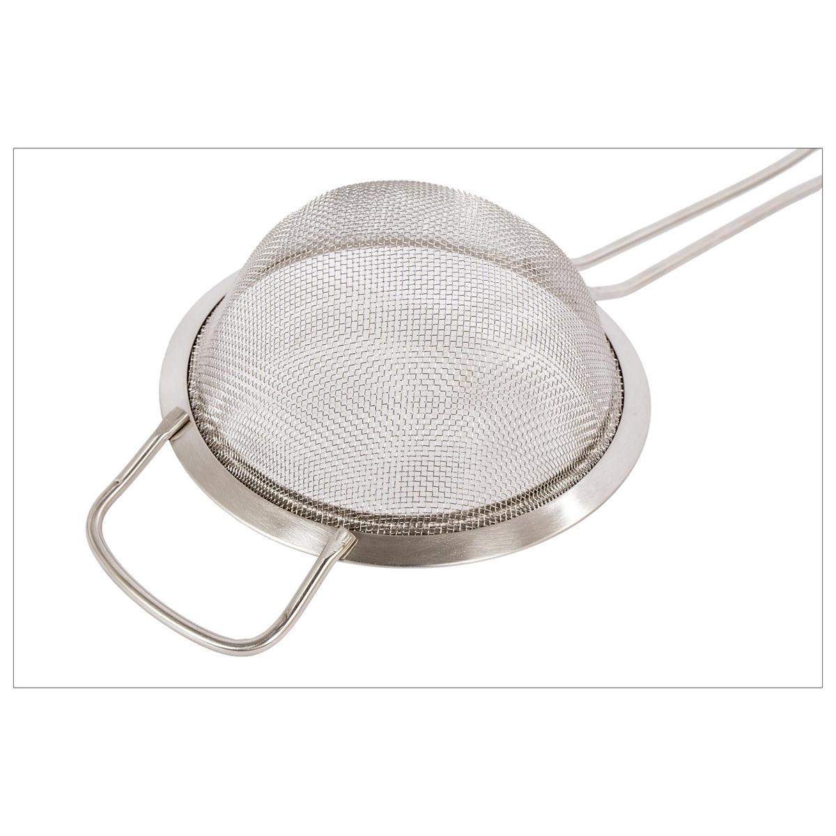 L.Gourmet 6" S/S Mesh Strainer w/ Rect.Support (CP)