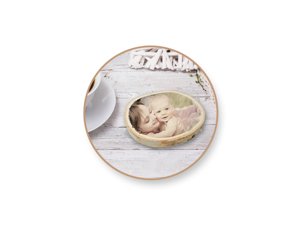 Craftwood: 9cm Natural Birch Slice 1.1cm(T)