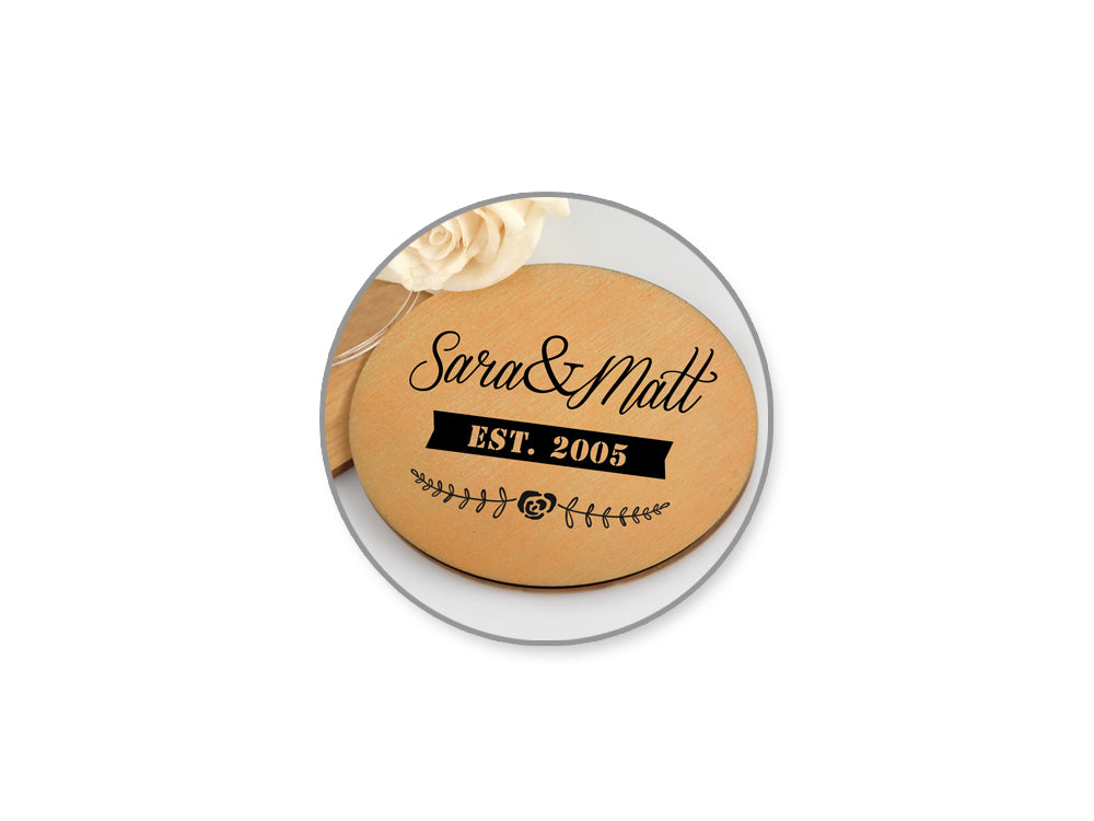 Craftwood: 9.5cm DIY Plywood Coasters 4pc 5mm(T) A) Round